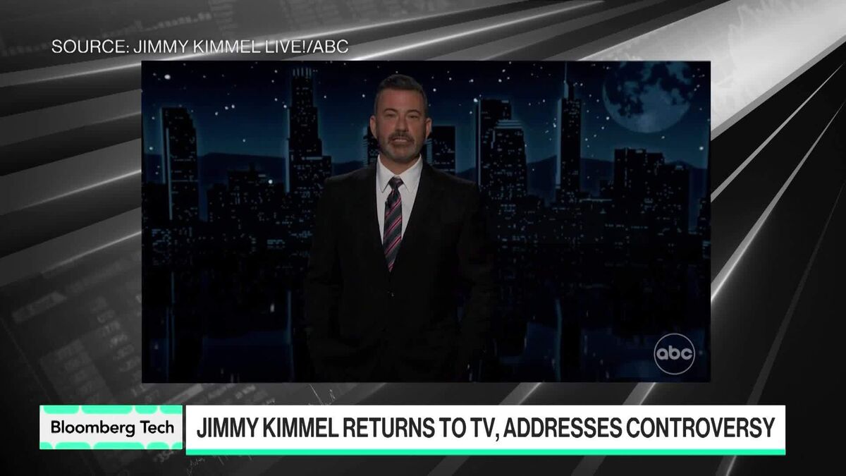 Kimmel Back on Late Night with Jokes, Conciliatory Tone