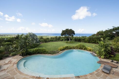 The pool, which Boch specified be twice as large as normal.