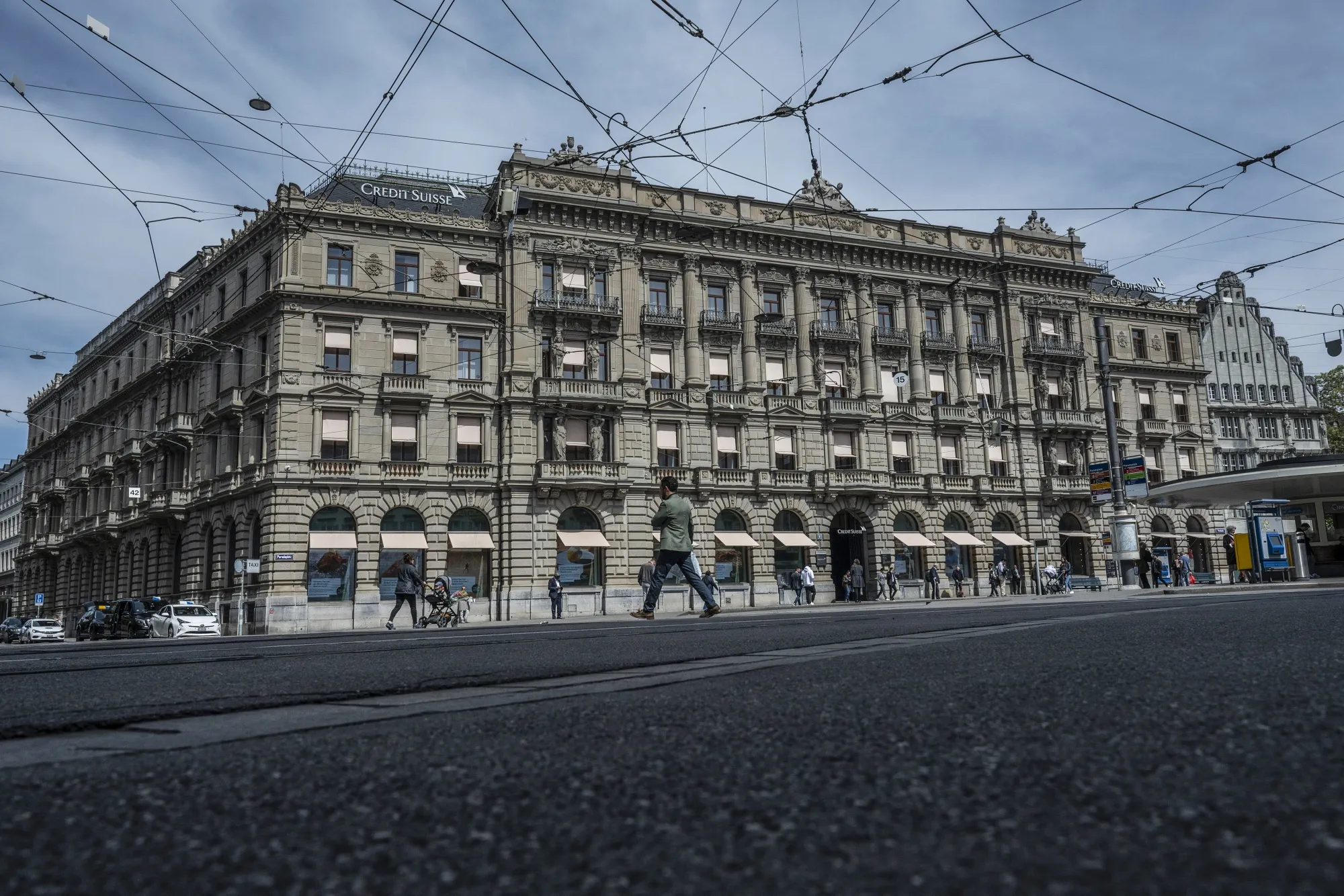 The Credit Suisse Group headquarters in Zurich, Switzerland.