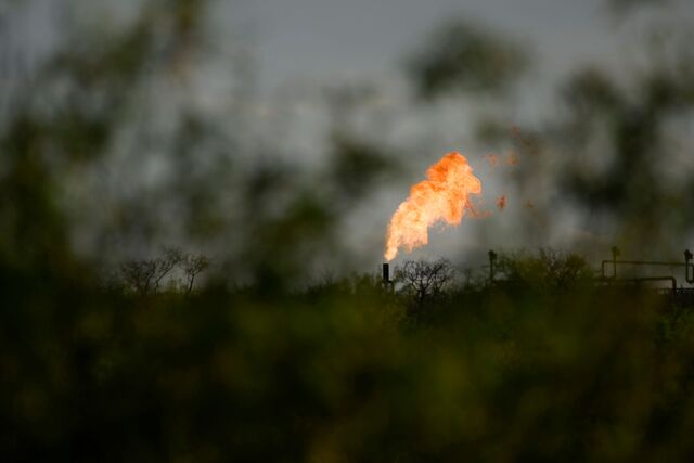 Burning unwanted gas in Lea County, N.M., in May.