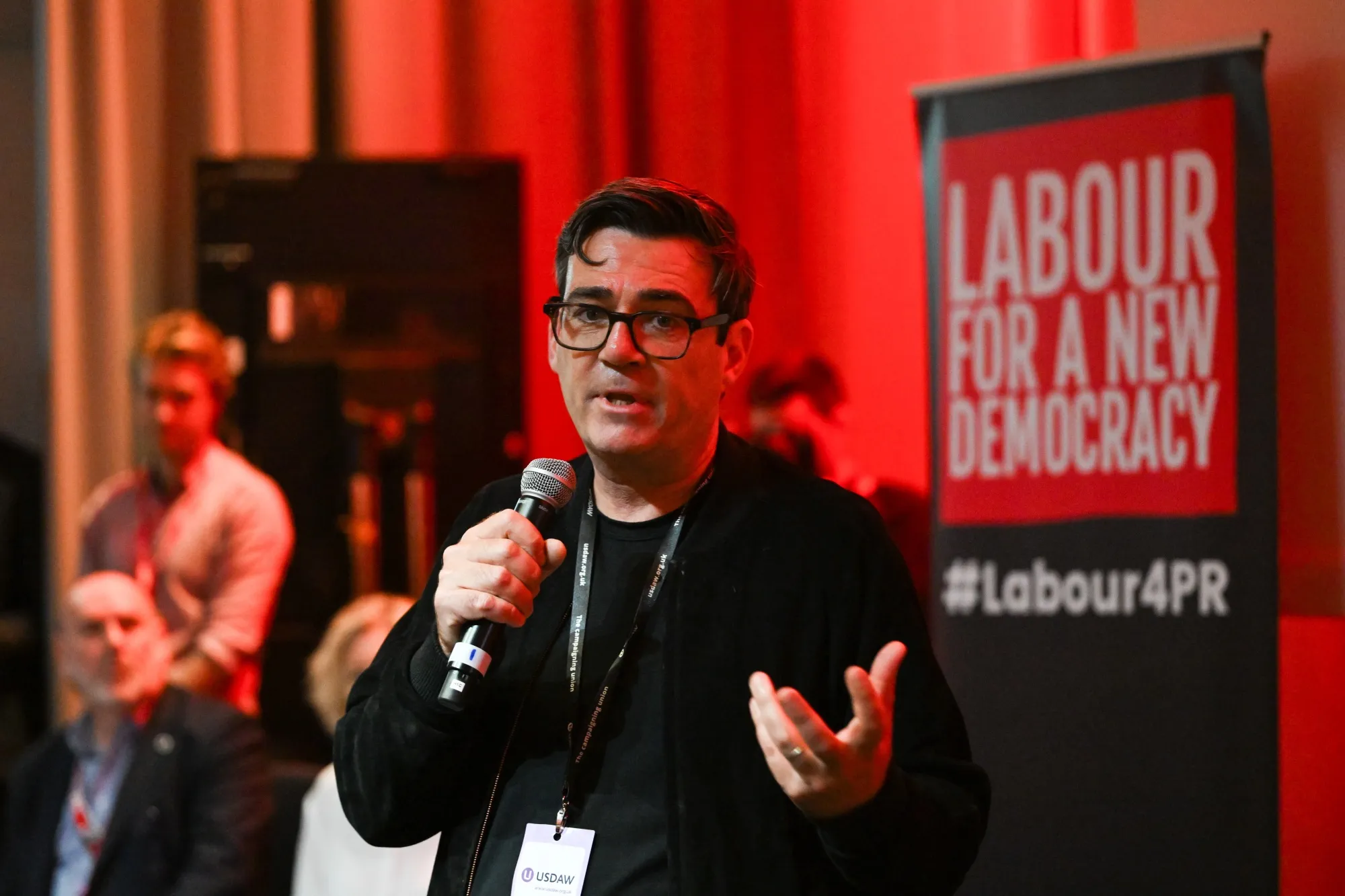 Andy Burnham on the opening day of the UK Labour Party annual conference in Liverpool,&nbsp;last year.