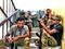 Fighters in a Misratan-led coalition rest near Neighborhood 3 on Sept. 5, 2016