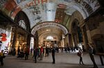 The Michigan Central Station that Ford is rehabbing for office work.