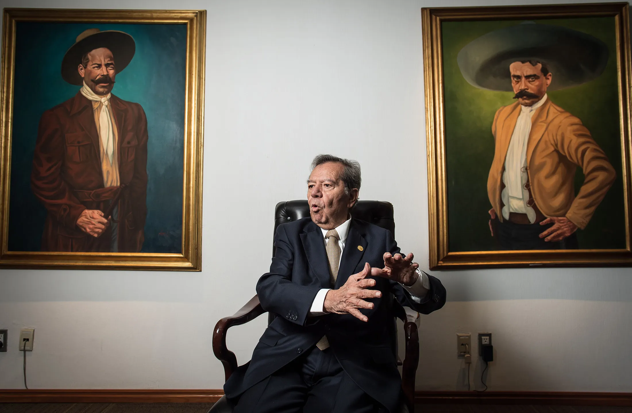 Porfirio Munoz Ledo, Morena party lawmaker.