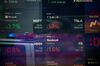 Monitors display stock market information at the Nasdaq MarketSite in the Times Square area of New York, U.S., on Friday, April 26, 2019. U.S. stocks edged higher on better-than-forecast earnings while Treasury yields fell after data signaled tepid inflation in the first quarter.