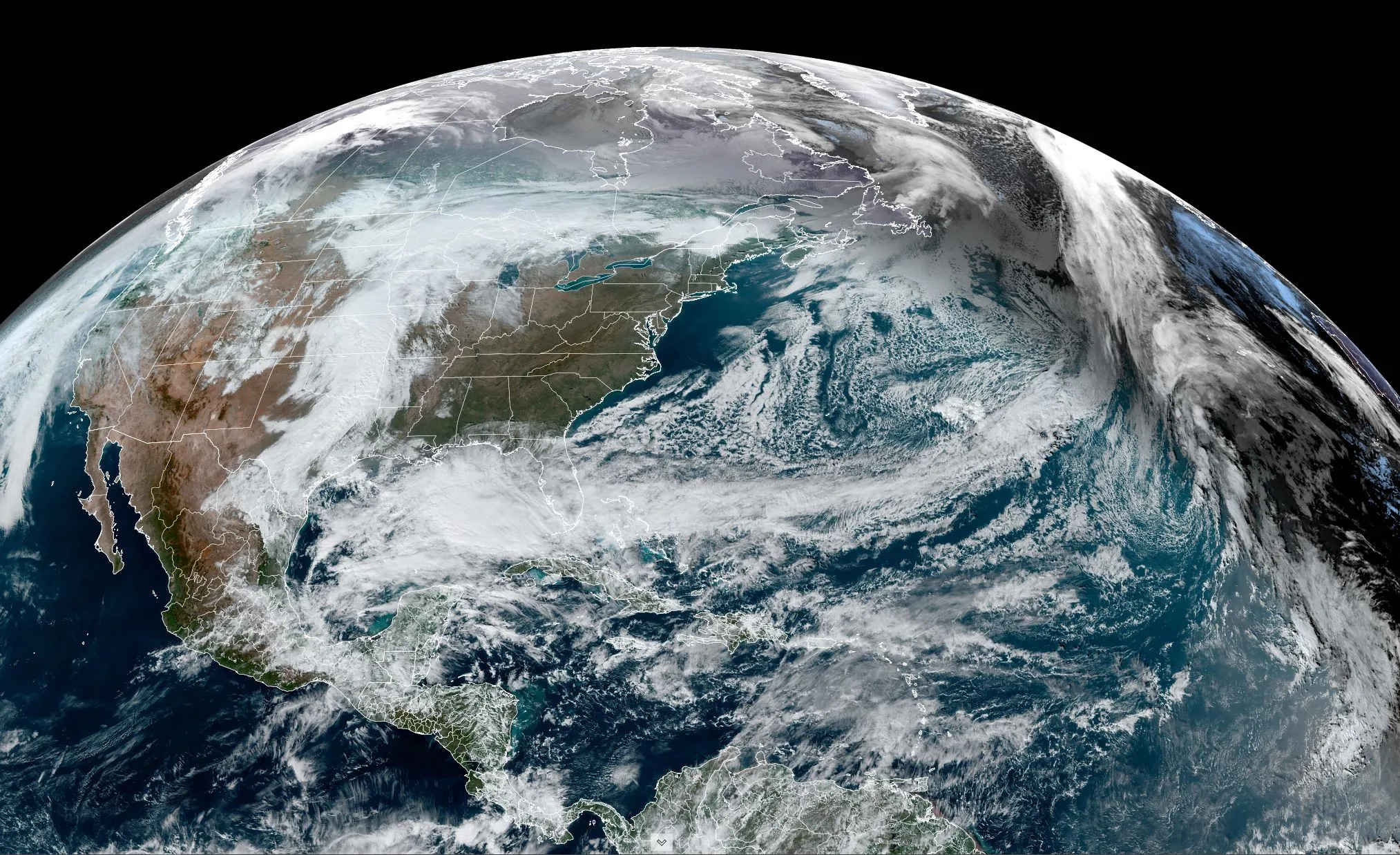 Weather patterns over the US,&nbsp;on&nbsp;Dec. 18.&nbsp;