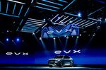 The eVX SUV unveiled during the media day of 2023 Auto Expo on Jan. 11. 