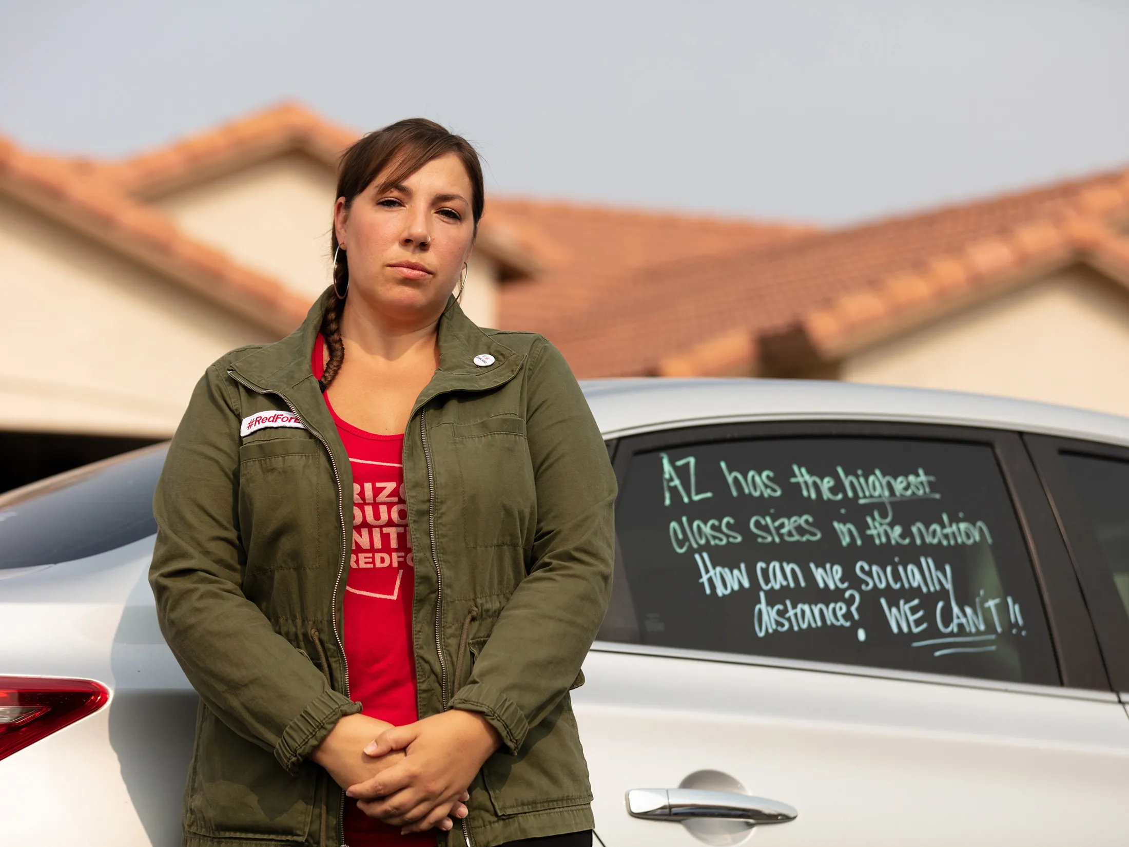 Activist Rebecca Garelli in Gilbert, Ariz.