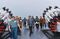 Joko Widodo aboard an Indonesian warship in Natuna on June 23. Source: Indonesia's State Palace Press Bureau Office
