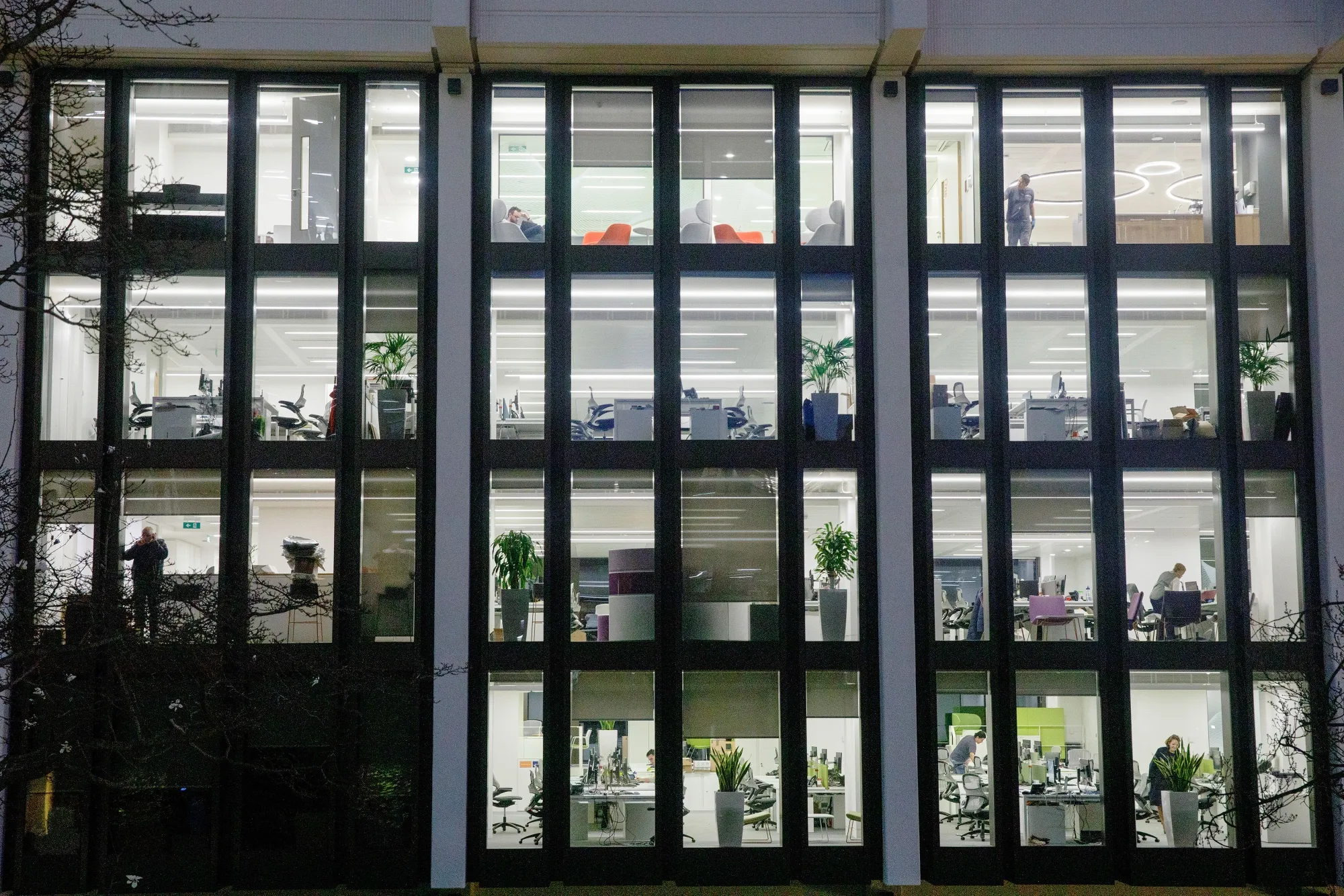 Offices&nbsp;in the City of London, UK.