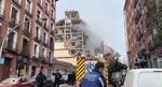 Emergency services attend the scene of an&nbsp;explosion in Madrid, on Jan. 20.