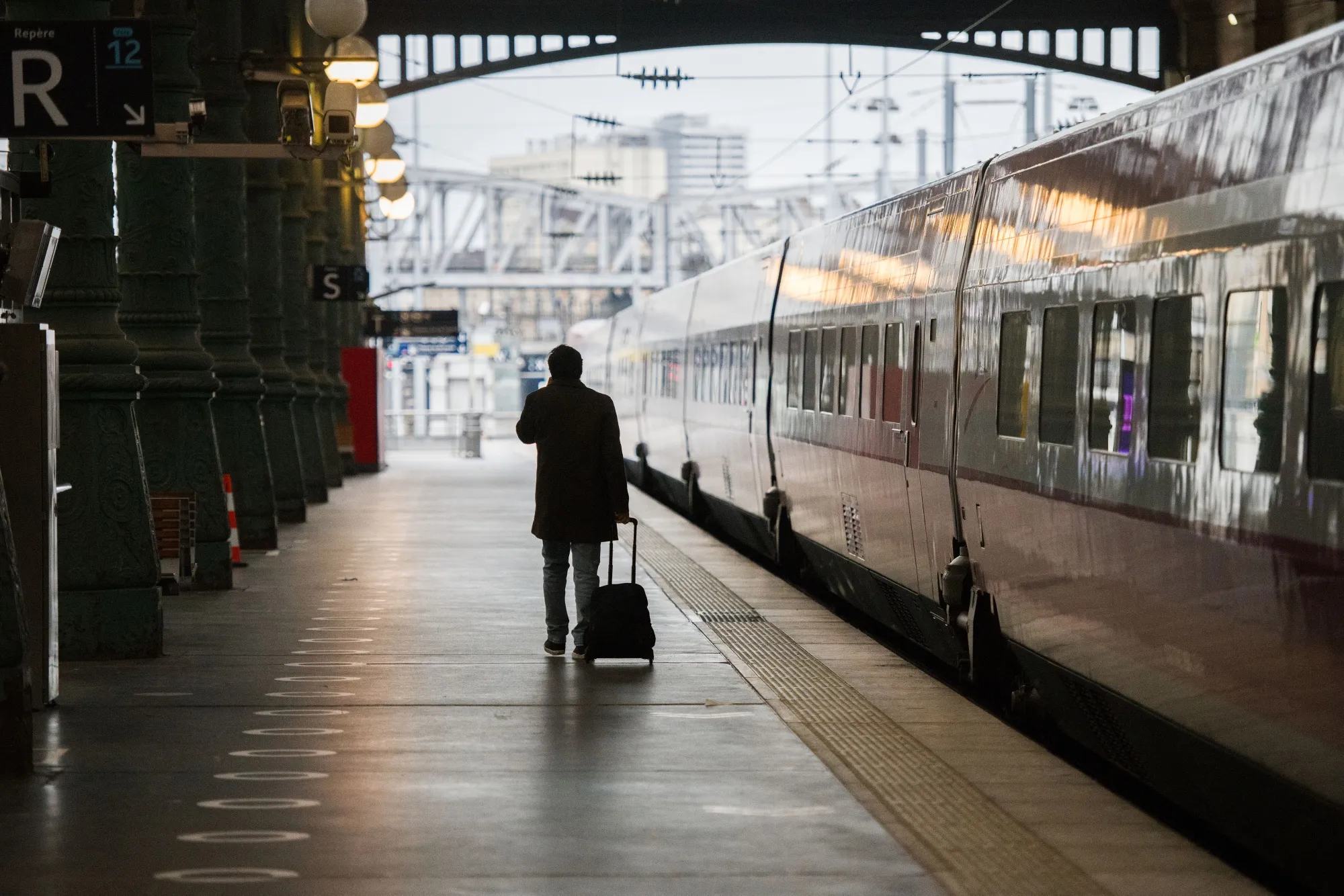 French Border Police Checks on Travelers at Paris Gare du Nord