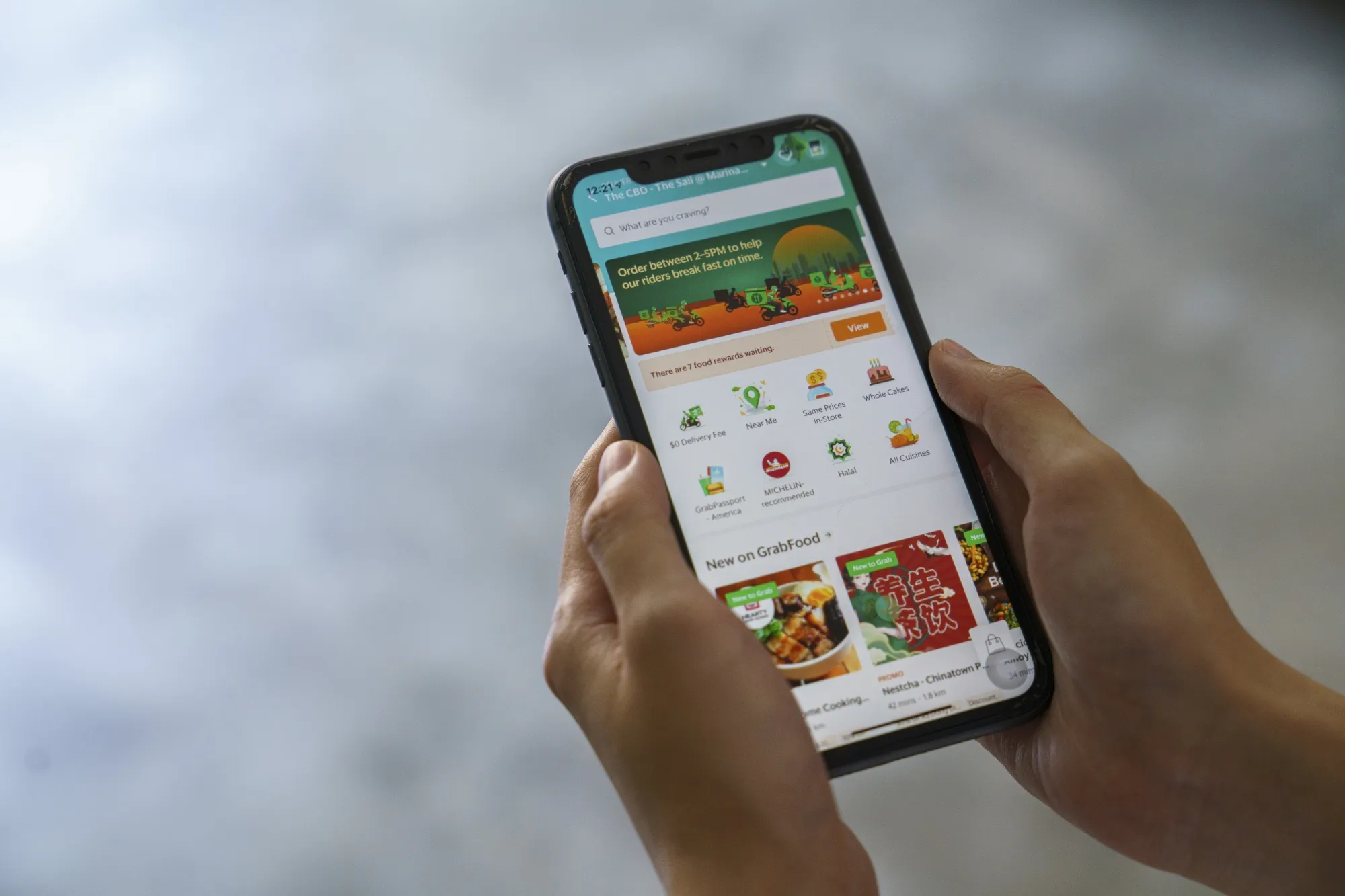 The Grab Express app