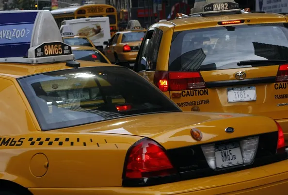 Still a lotta taxis.
