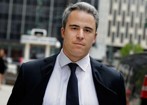 Michael Steinberg, a former fund manager with SAC Capital Advisors LP, arrives at federal court for a sentencing hearing in New York, on May 16, 2014.