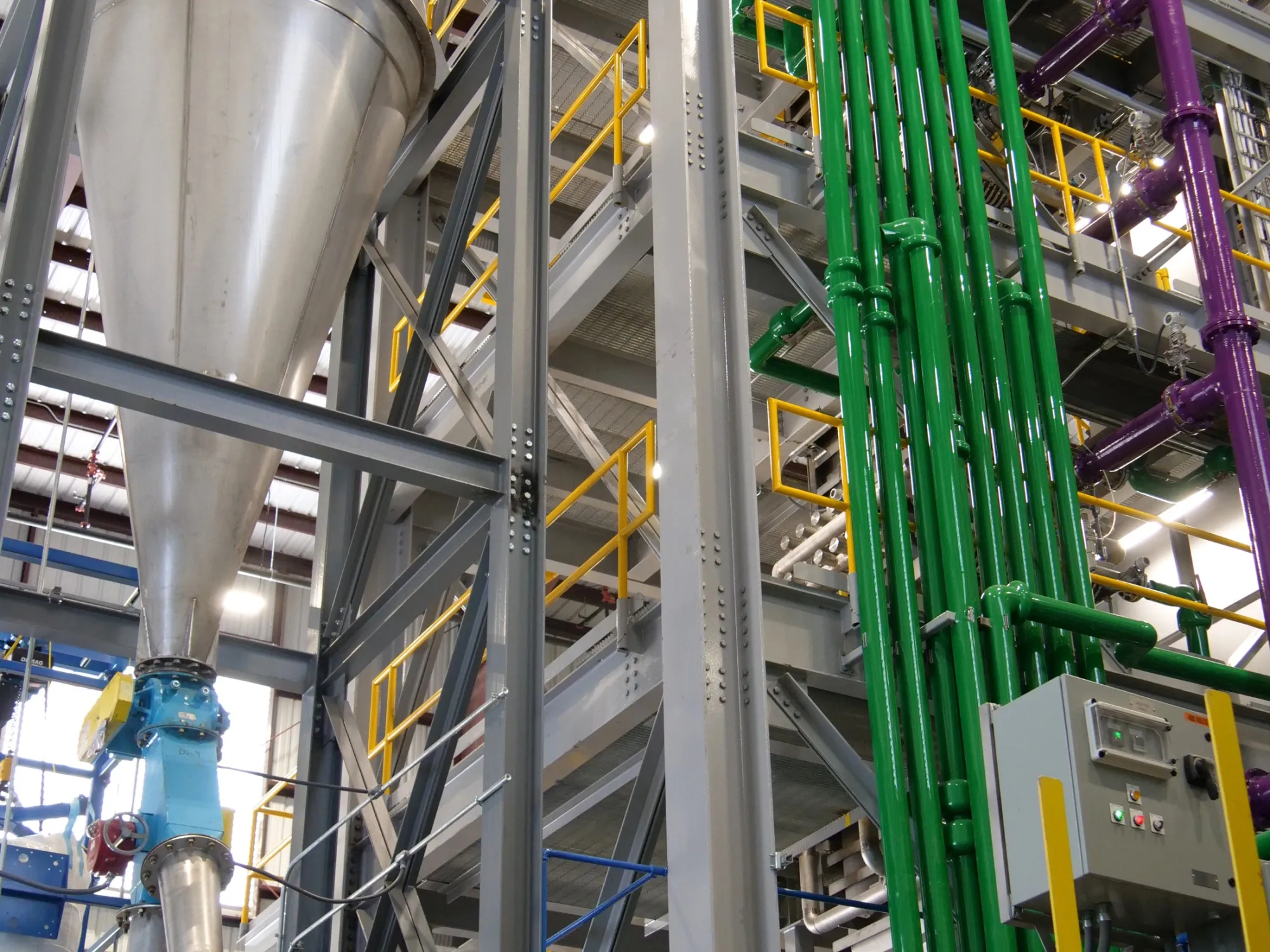 280 Earth’s Direct Air Capture plant in The Dalles, Oregon, US.