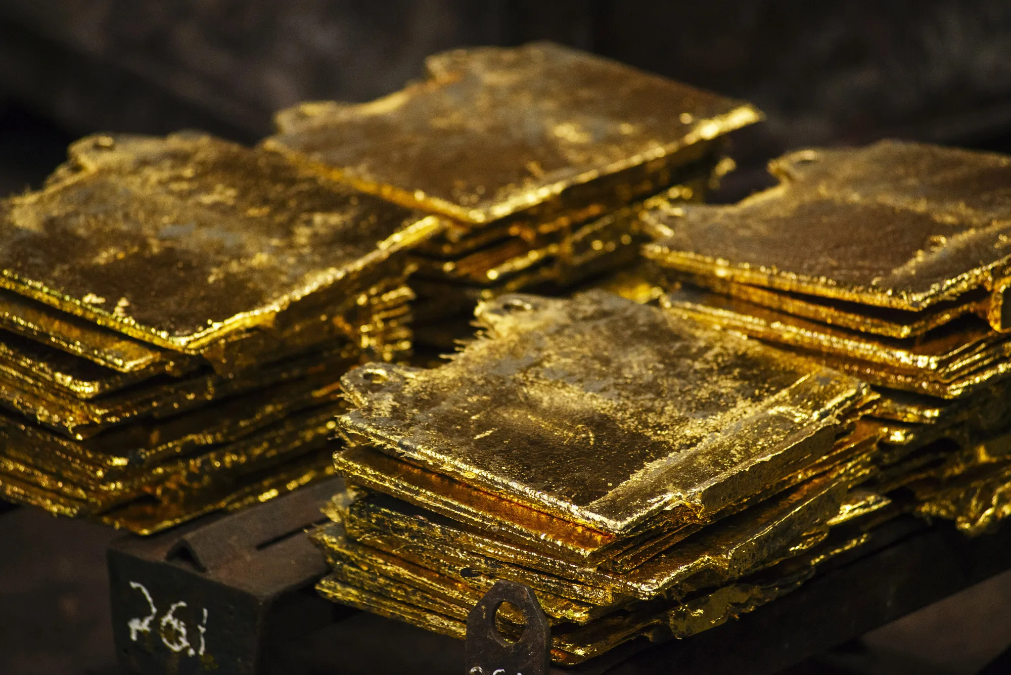 Gold Bar Casting And Krugerrand Minting At Rand Refinery Ltd.