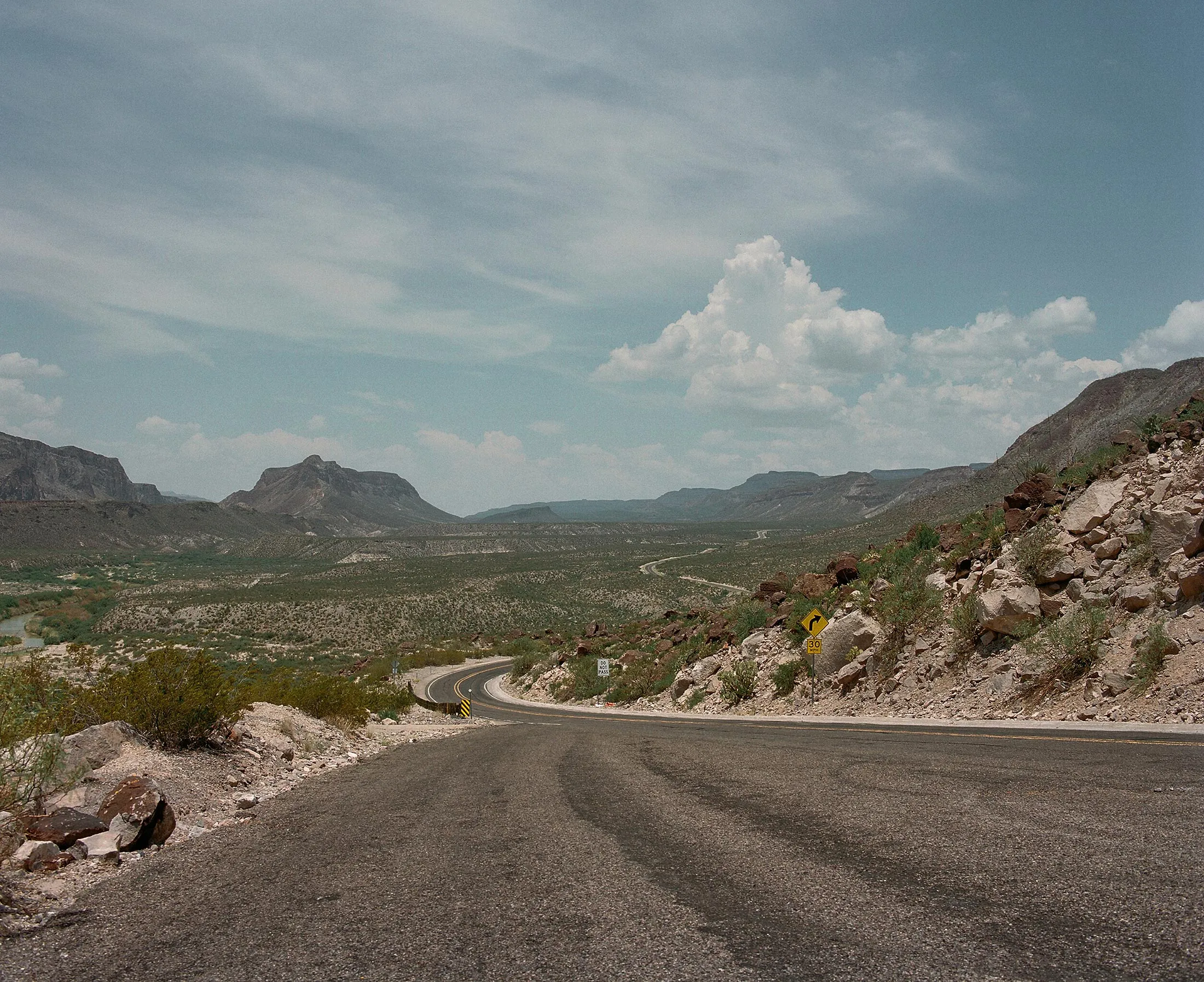 Highway 170 along the Rio Grande connects Presidio to other border areas.