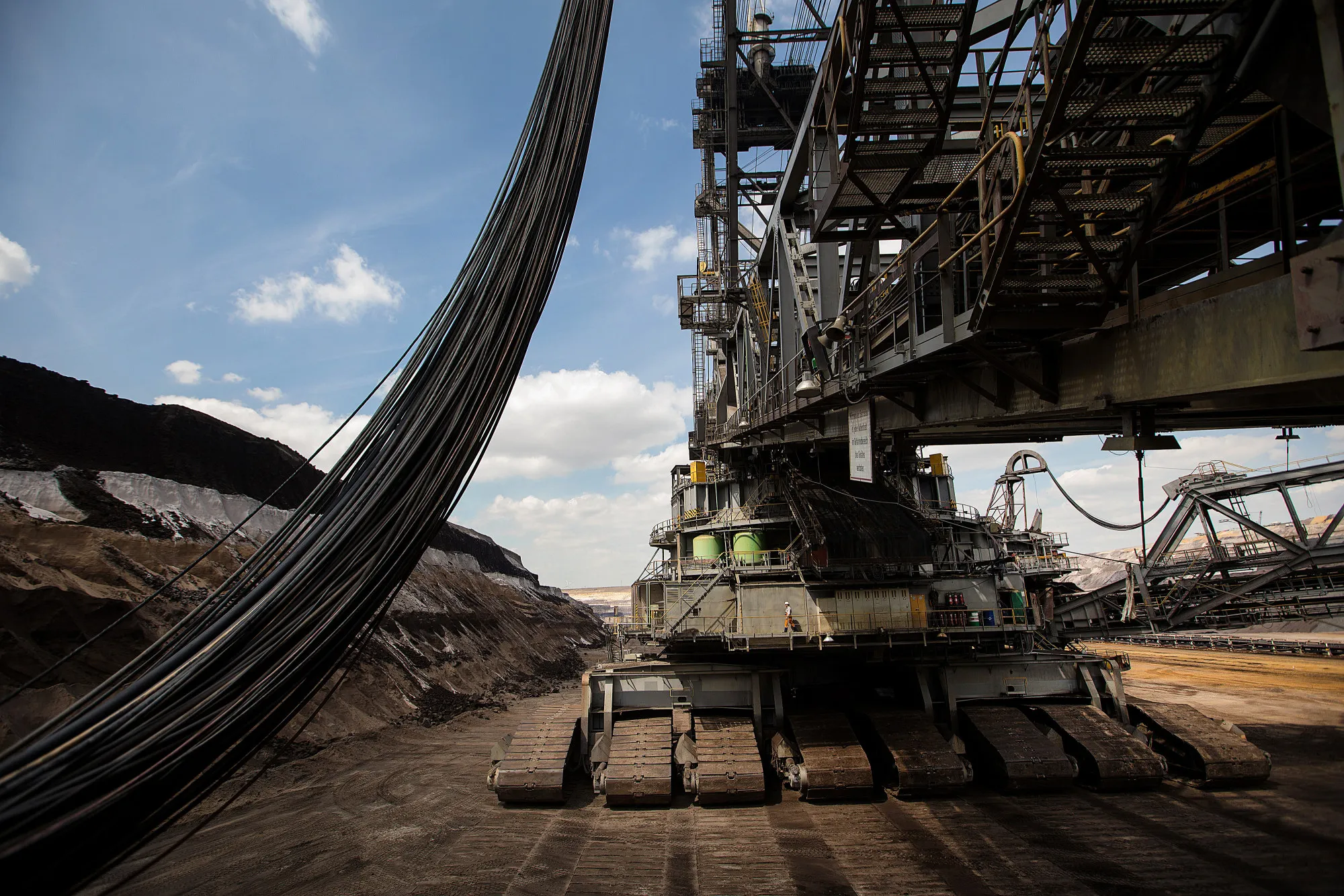 A lignite mine in Garzweiler, Germany.