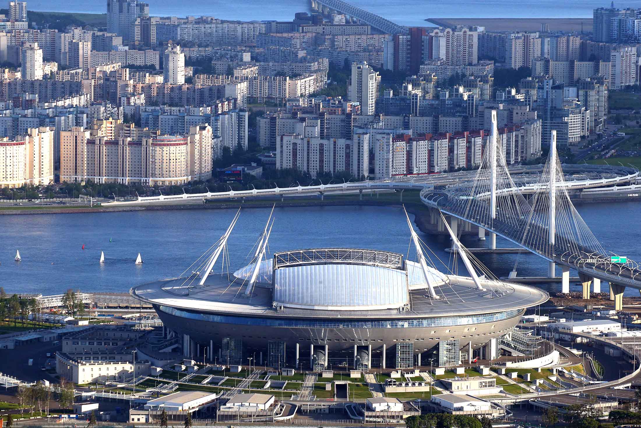 Saint Petersburg Stadium, a venue for 2018 FIFA World Cup matches.&nbsp;