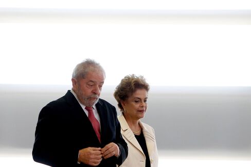 Brazil's former president, Luiz Inacio Lula da Silva, is sworn in as the new chief of staff for embattled President Dilma Rousseff