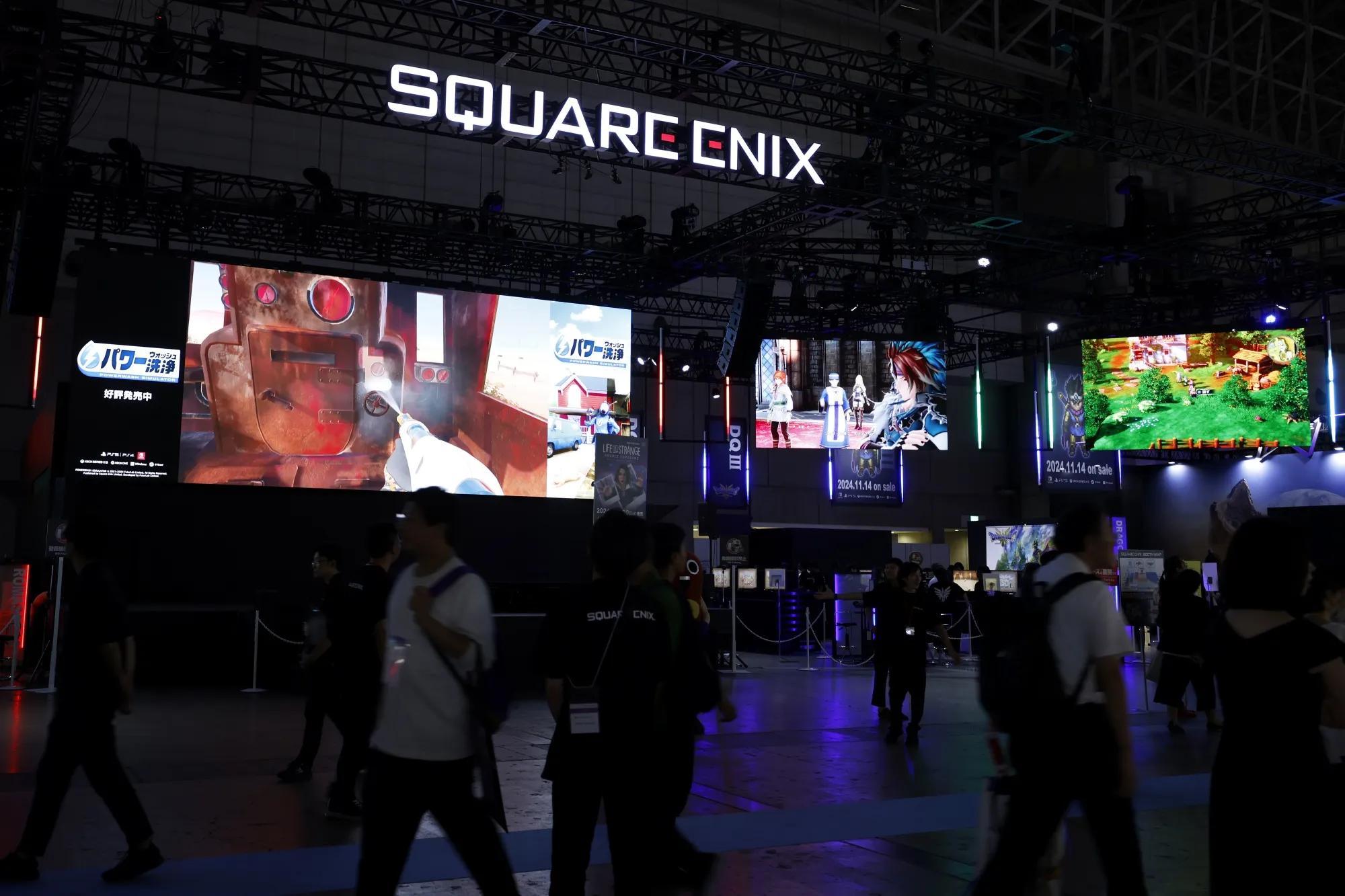 The Square Enix Co. booth at the Tokyo Game Show in Chiba, Japan, on Thursday, Sept. 26, 2024