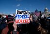 Demonstrators Hold President's Day Protest