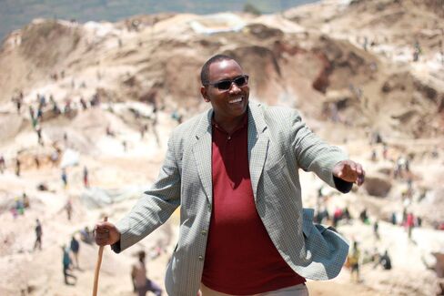 Ben Mwangachuchu, managing director of Societe Miniere de Bisunzu (SMB)