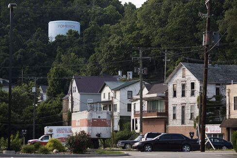 Near downtown Pomeroy