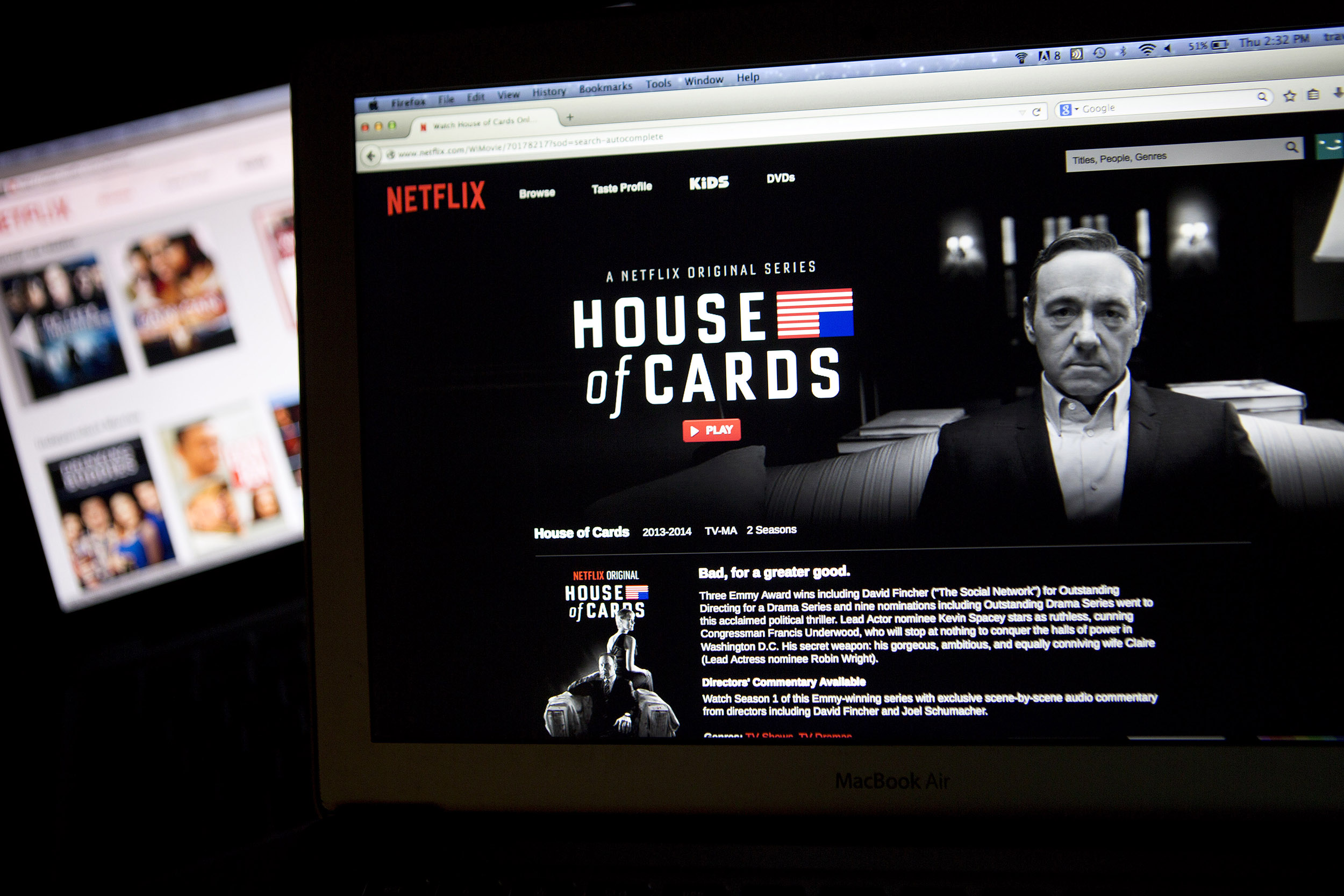 House of cards on sale streaming