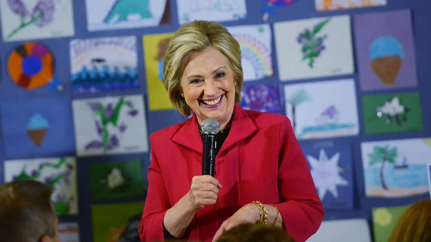 Former U.S. Secretary of State and Democratic presidential candidate Hillary Clinton speaks during a forum on early childhood education at the YMCA of Strafford County June 15, 2015 in Rochester, New Hampshire.
