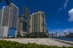 View of the site where Citadel will build a new tower on 1201&nbsp;Brickell Bay Drive&nbsp;in Miami.&nbsp;