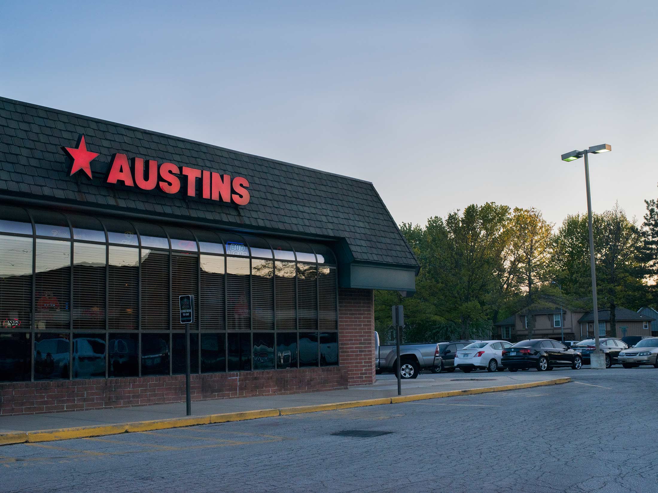 Austins Bar &amp; Grill, the scene of the shooting.
