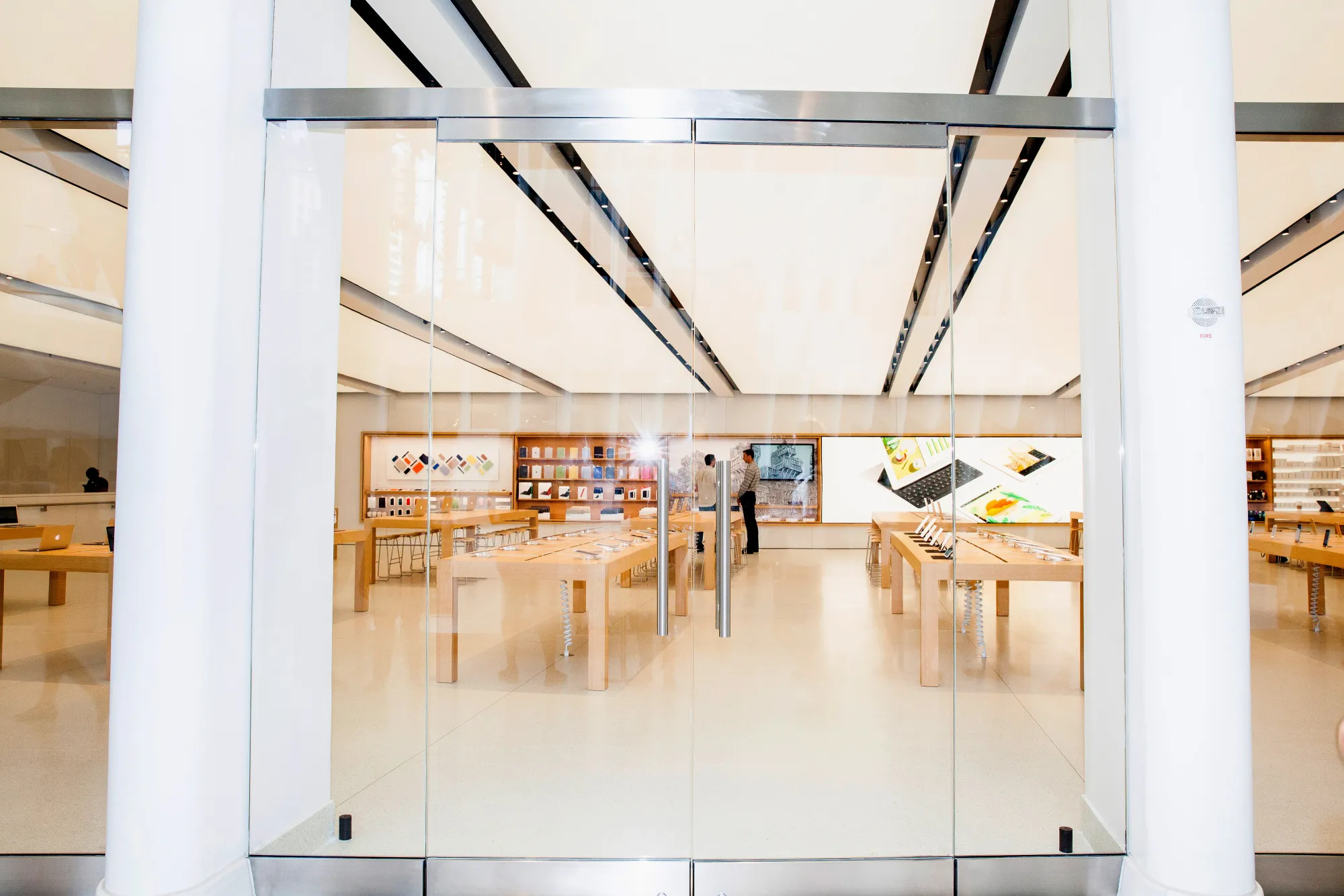 The Apple Inc. store at&nbsp;the World Trade Center store in New York City.&nbsp;