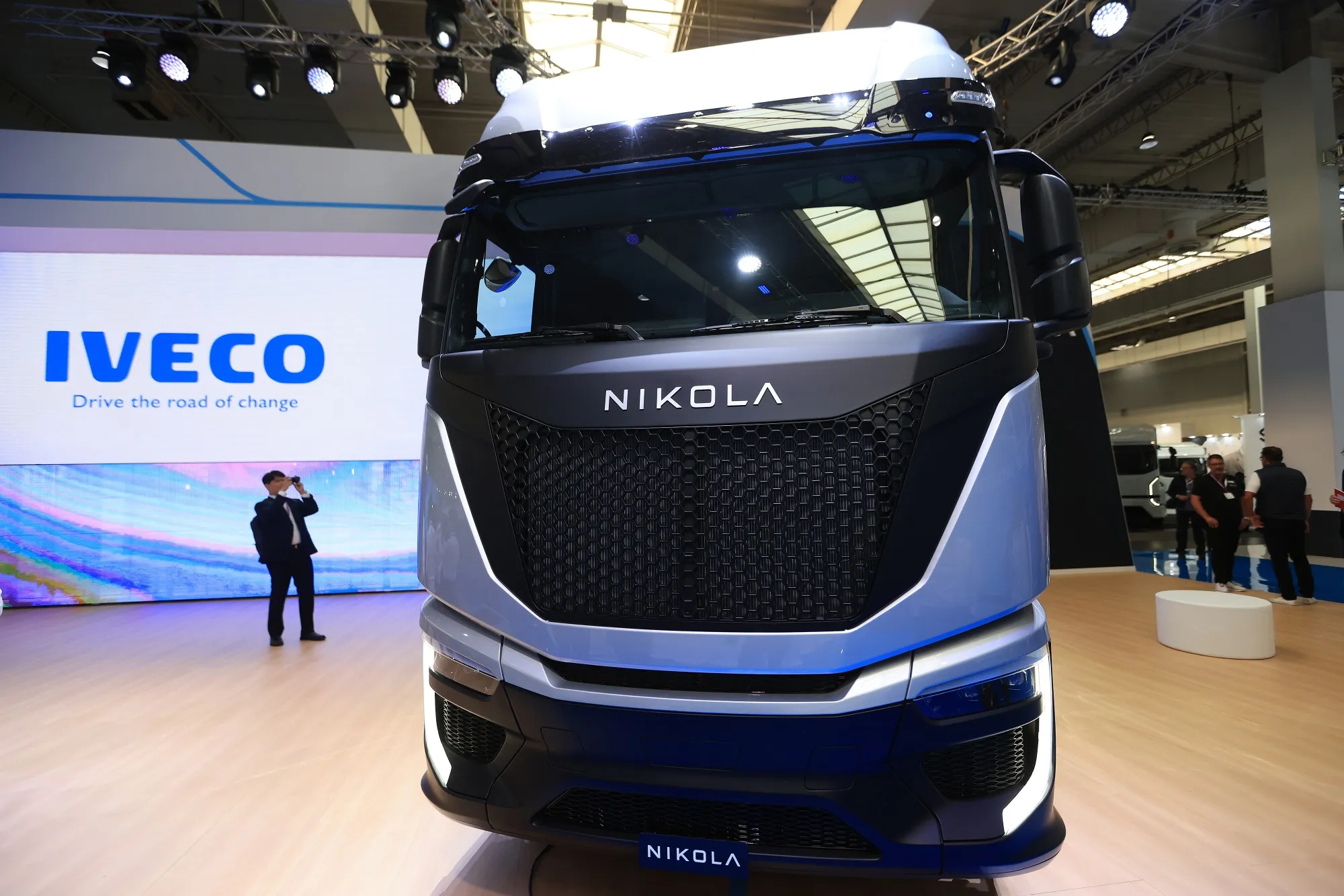 A Nikola Corp. truck at the IAA Transportation show in Hanover.