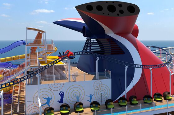 Carnival’s Massive New Cruise Ship Braves Covid With a Roller Coaster