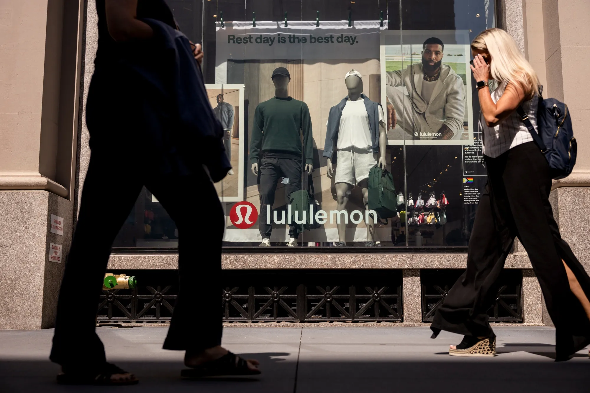 A Lululemon store in New York.