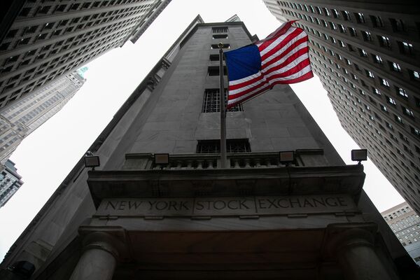 New York Stock Exchange As Stocks Drop On War Escalation