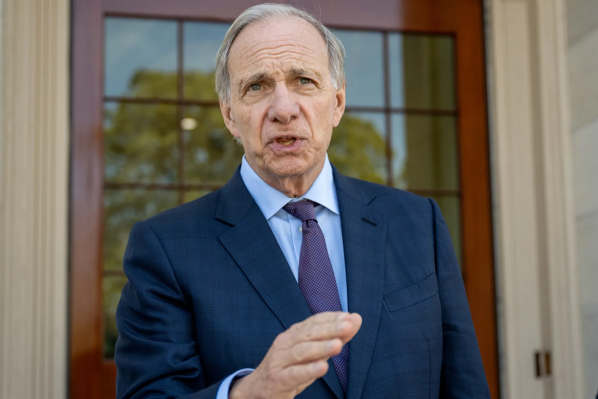 Ray Dalio, billionaire and founder of Bridgewater Associates LP. His family office revealed its US stock bets for the first time since the pandemic.