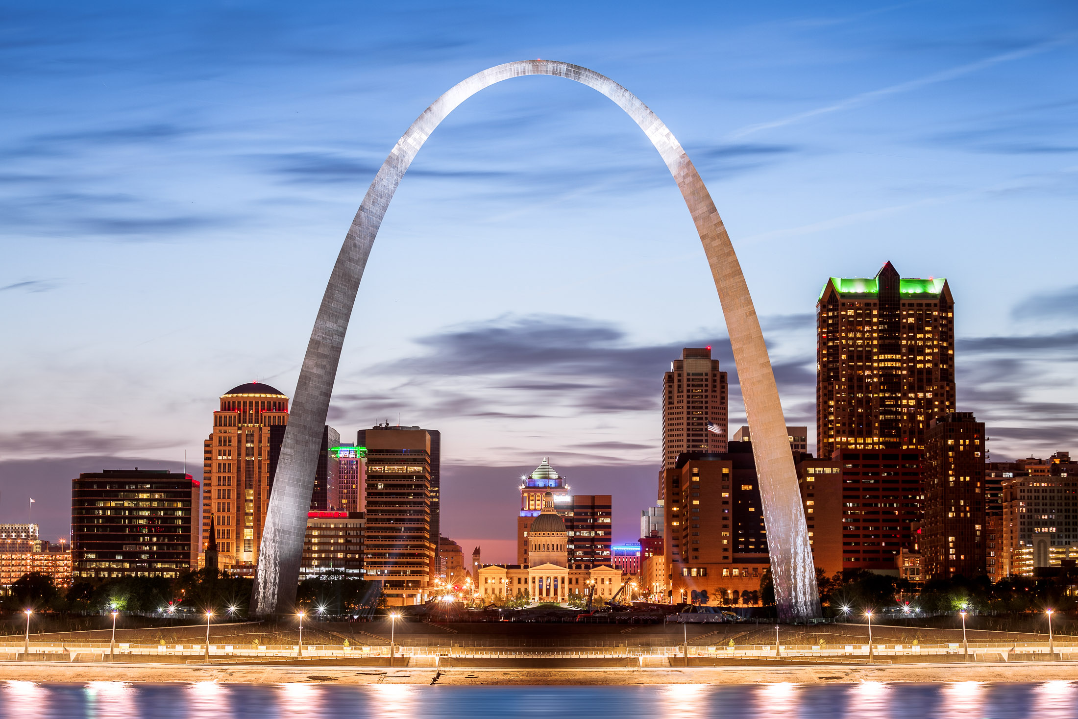 The Gateway Arch, St Louis, Missouri, America