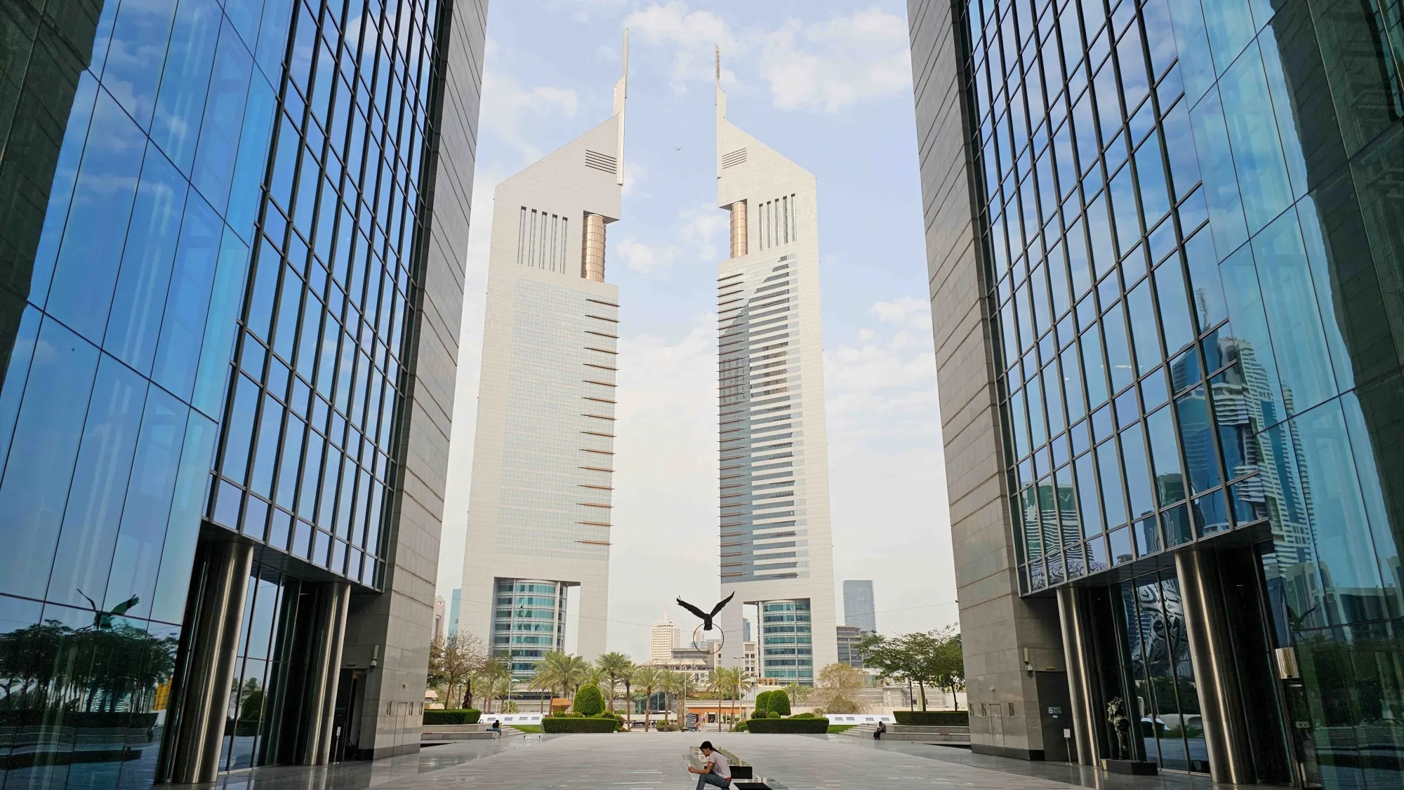 A view from the Dubai International Financial Centre (DIFC) on March 2.&nbsp;