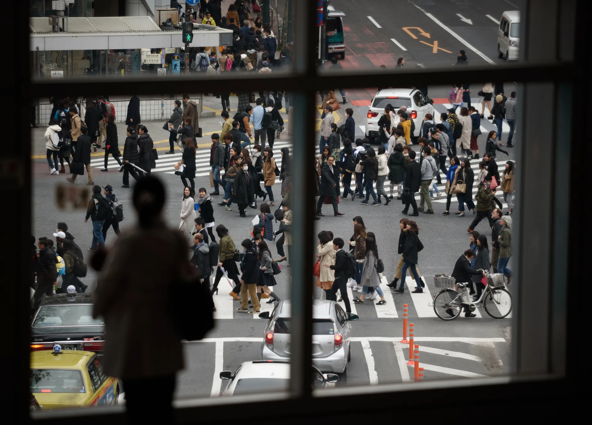 Shoppers And Commuters In Shibuya As Japan Corporate Sentiment Rises