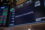 JPMorgan Chase & Co. branding at the NYSE