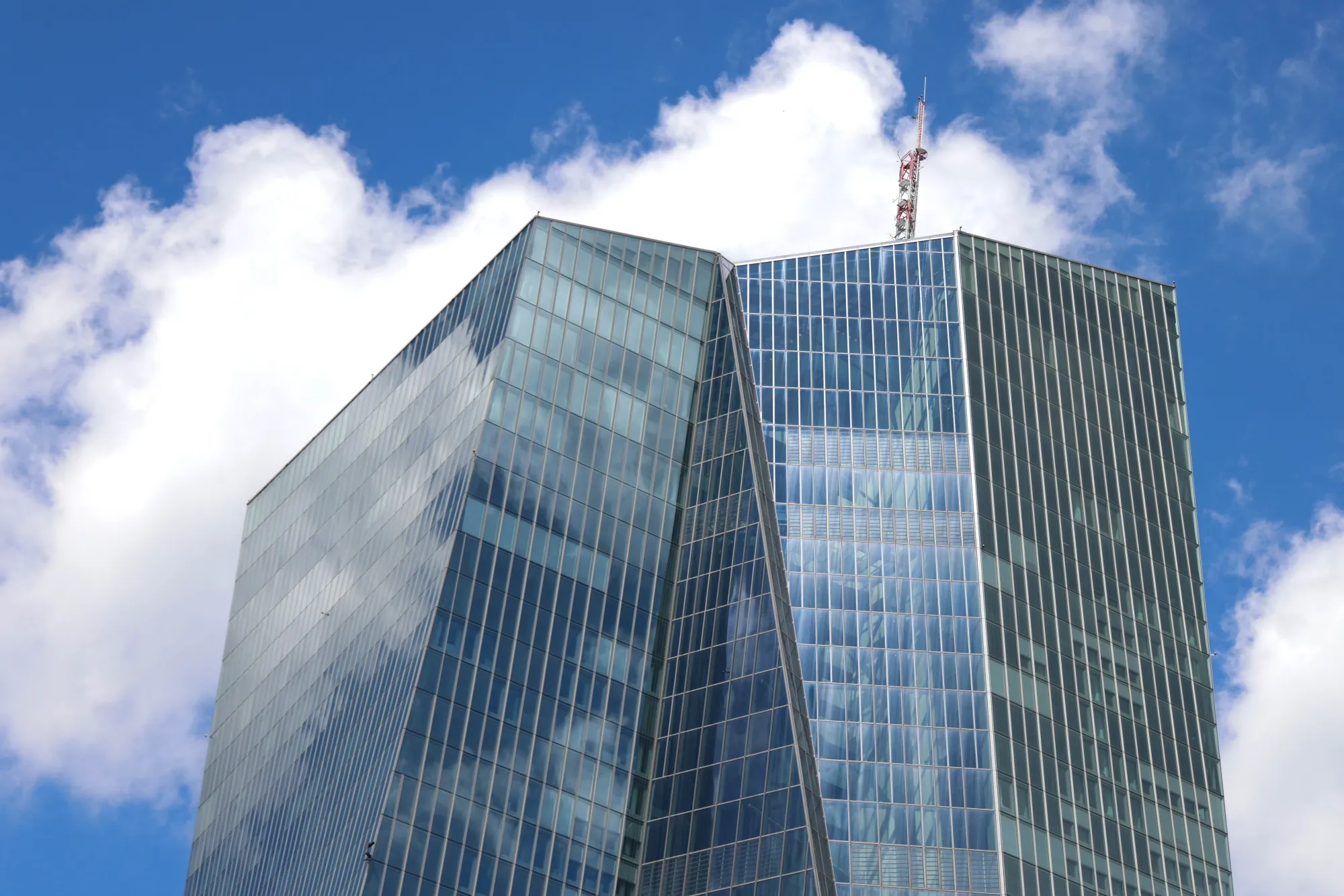 The European Central Bank headquarters in Frankfurt.