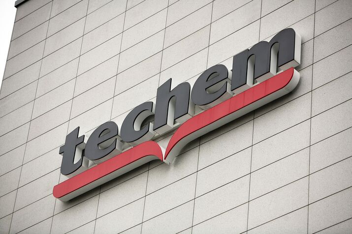 Techem branding.