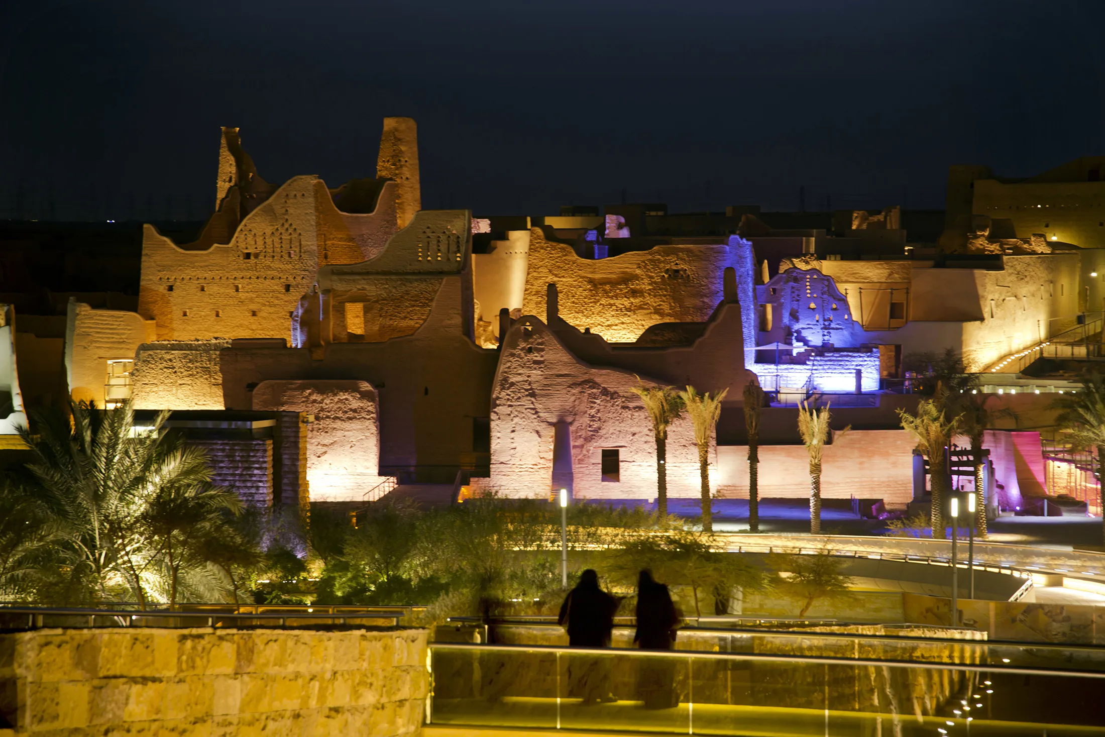 The Diriyah fortified complex in Riyadh, Saudi Arabia.