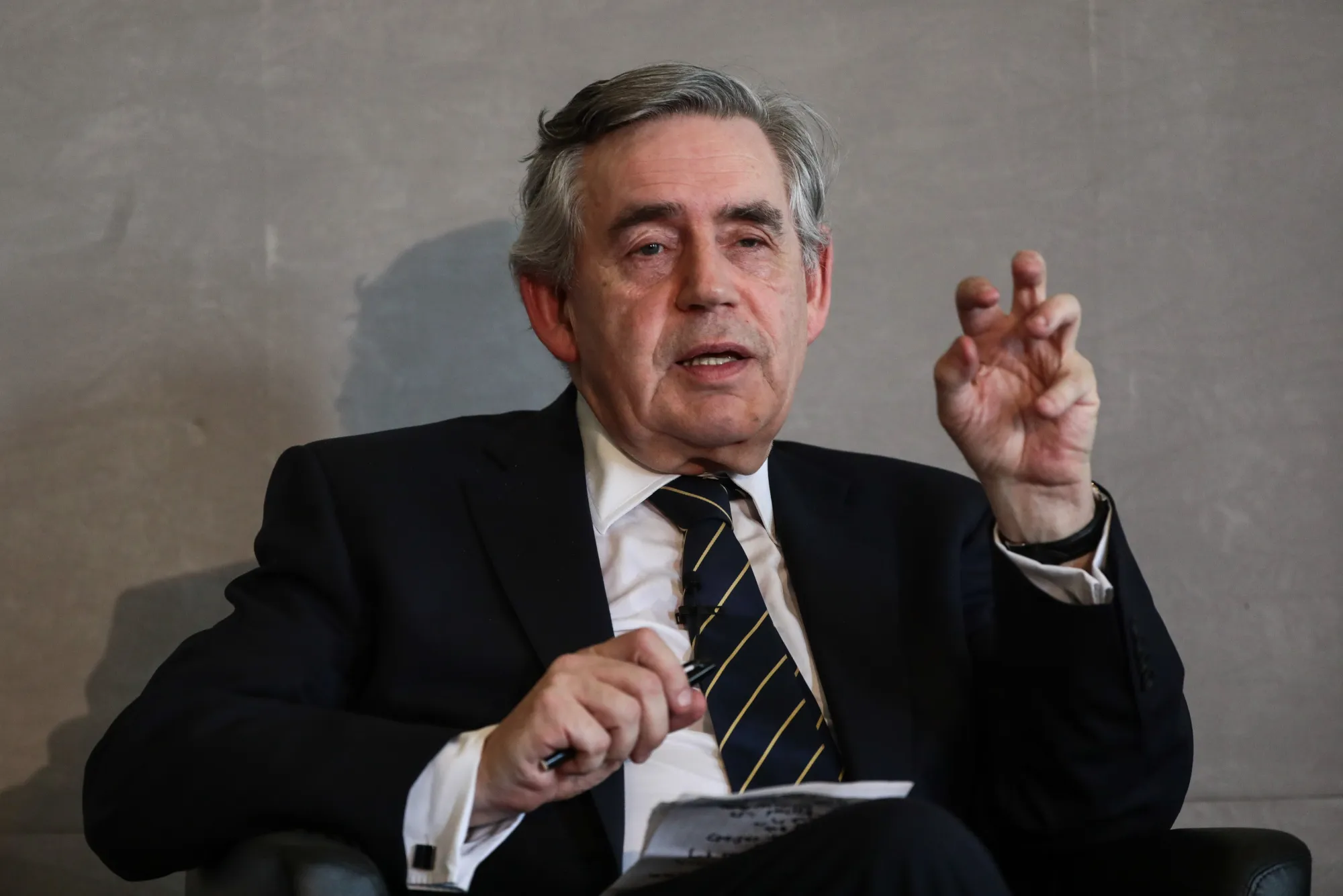 Former UK Prime Minister Gordon Brown.