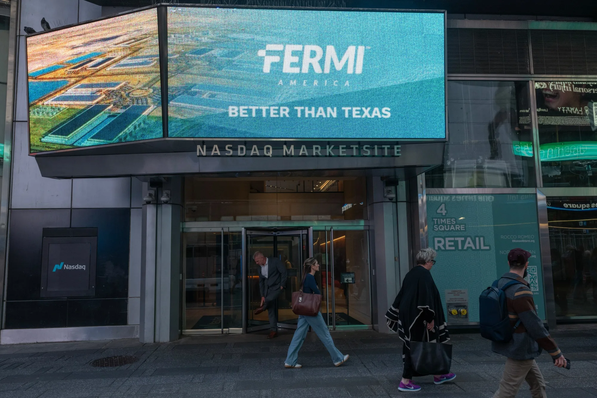 Rick Perry’s Energy REIT Fermi IPO At Nasdaq MarketSite