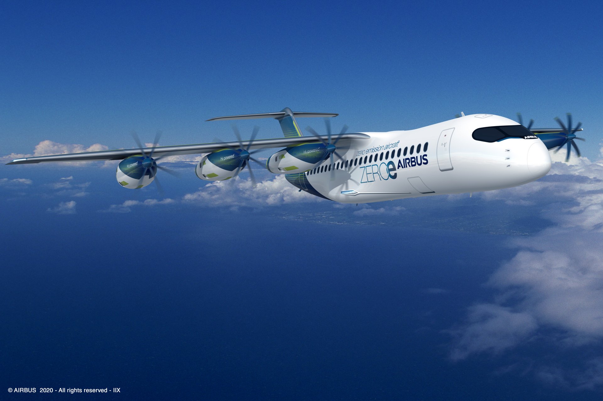 Airbus hydrogen propeller concept