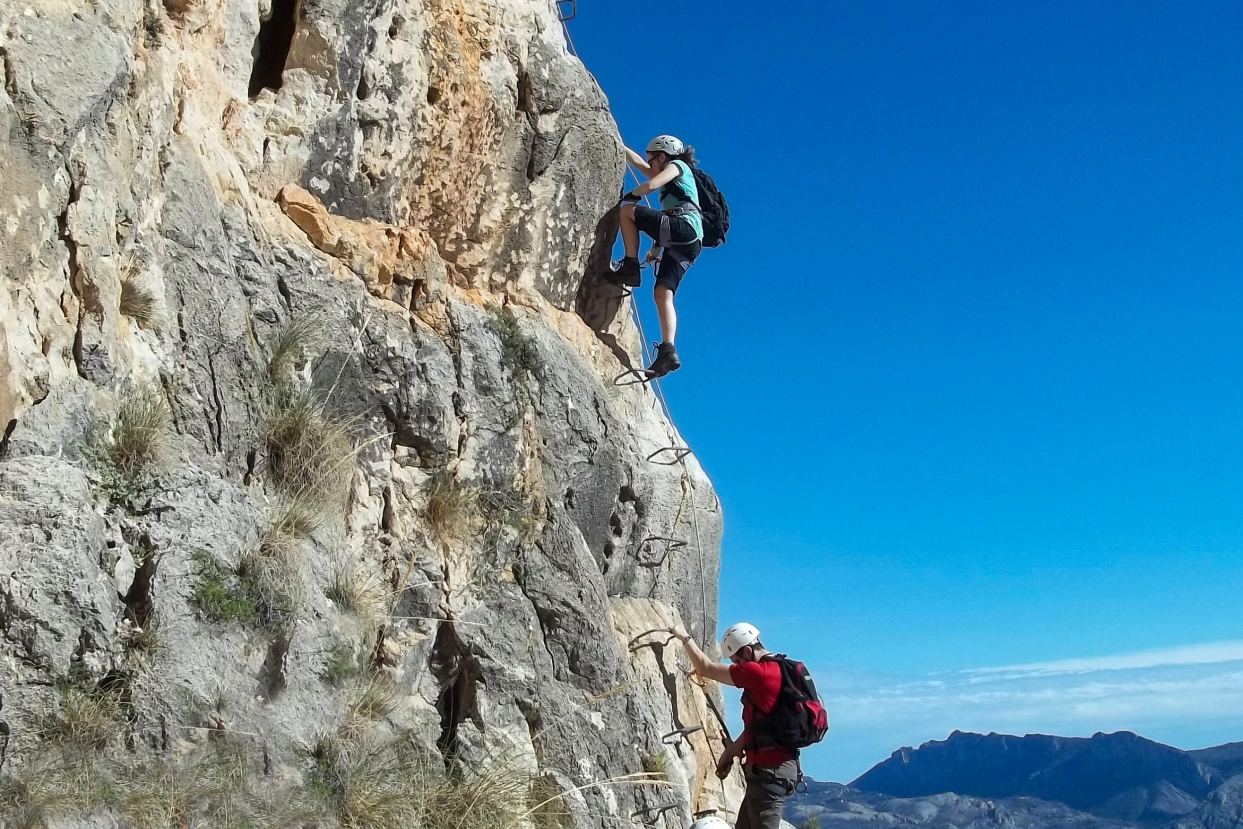 Climbing excursions in Alicante, Spain.
